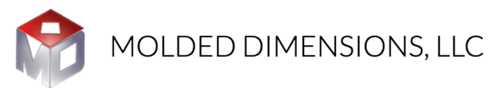 Molded Dimensions Logo with Text Molded Dimensions